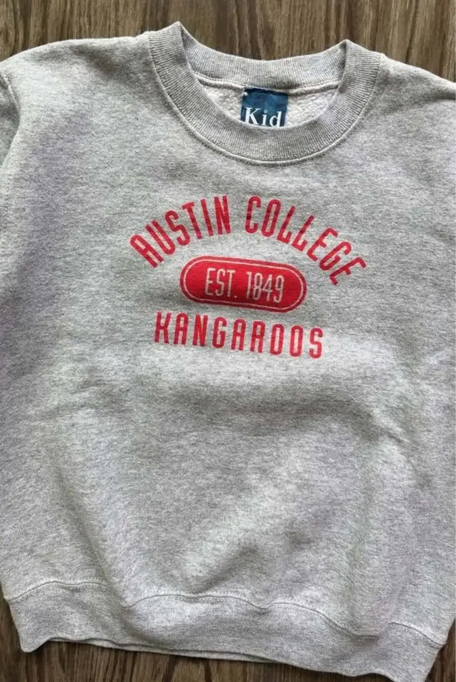 Vintage Austin College Kangaroos Crewneck Sweatshirt Kids